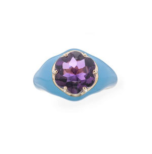 Funkadelic Ring in Lilac & Blue