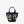 Load image into Gallery viewer, Large Cube Bag in Black
