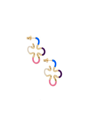 B Floral Earrings Multi