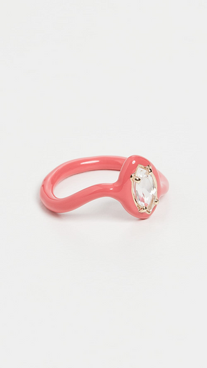 Can You Dig It Ring in Hot Pink